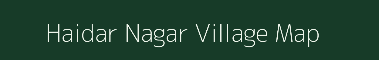 Haidar Nagar village map in Jharkhand