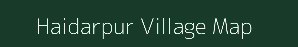 Haidarpur village map in Uttar Pradesh