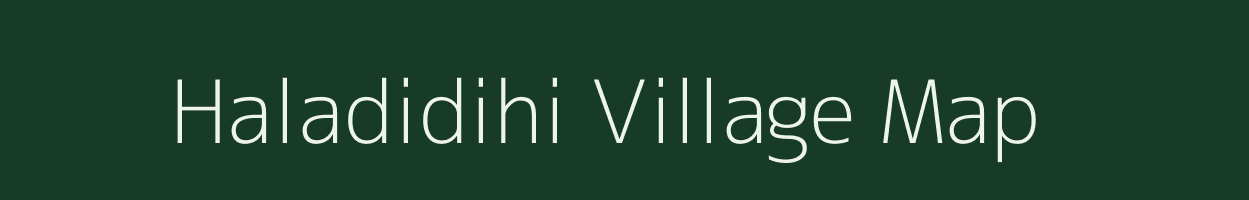 Haladidihi village map in Odisha