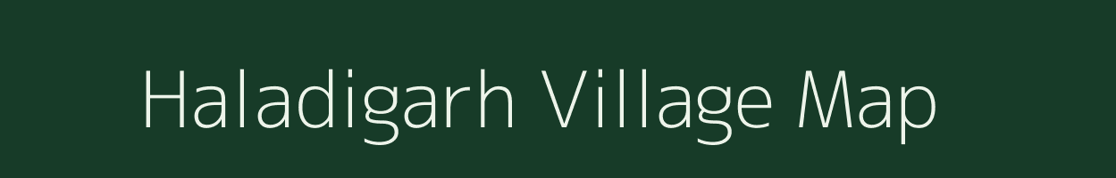 Haladigarh village map in Odisha