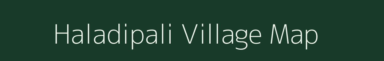 Haladipali village map in Odisha