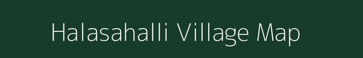 Halasahalli village map in Karnataka