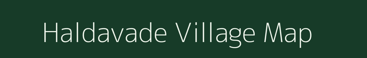 Haldavade village map in Maharashtra