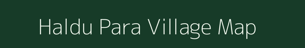 Haldu Para village map in Rajasthan