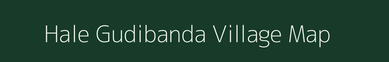 Hale Gudibanda village map in Karnataka