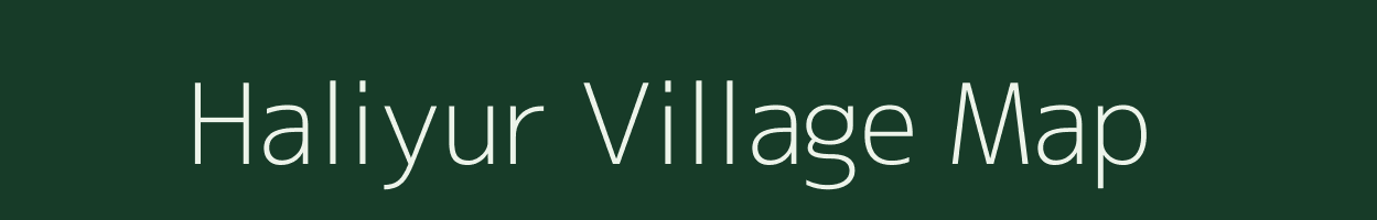 Haliyur village map in Karnataka