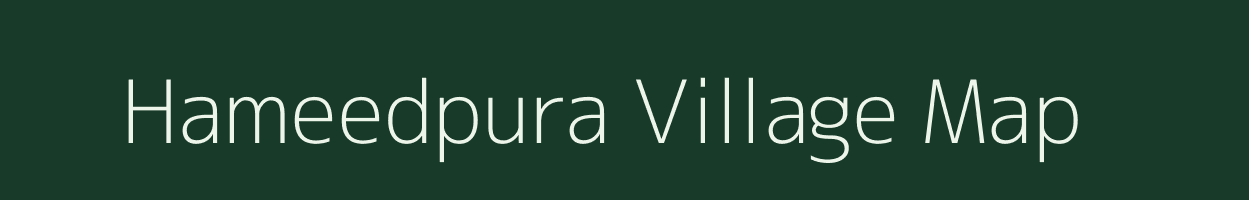 Hameedpura village map in Rajasthan