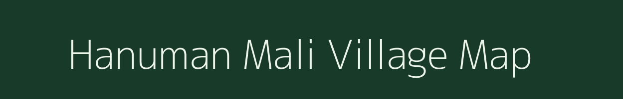 Hanuman Mali village map in Madhya Pradesh