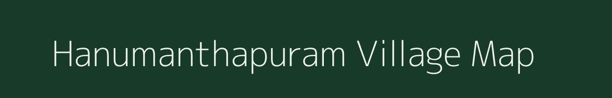 Hanumanthapuram village map in Tamil Nadu