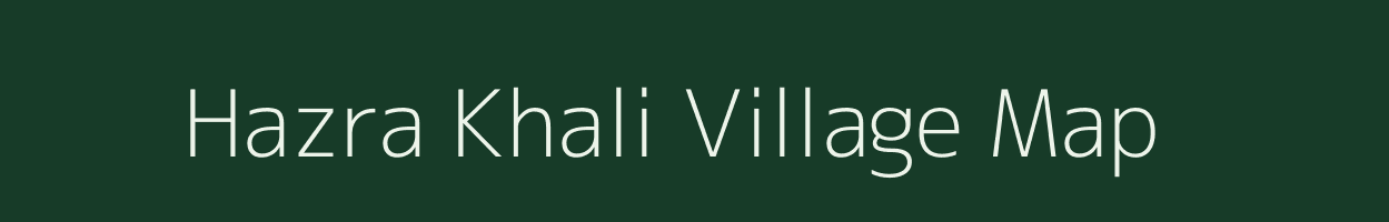 Hazra Khali village map in West Bengal