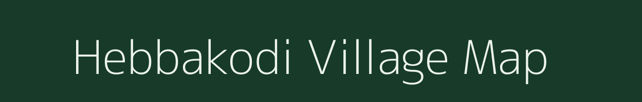 Hebbakodi village map in Karnataka