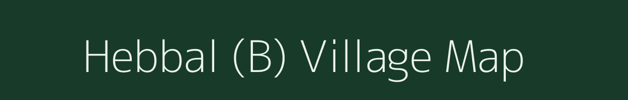 Hebbal (B) village map in Karnataka