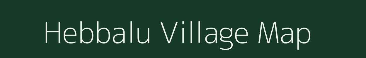 Hebbalu village map in Karnataka