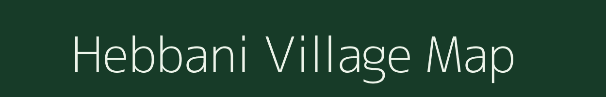 Hebbani village map in Karnataka