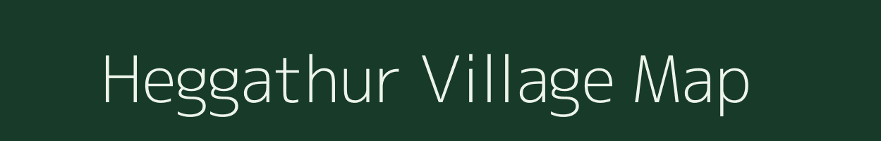 Heggathur village map in Karnataka