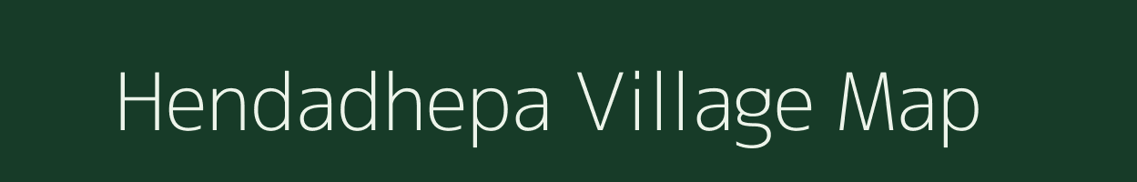 Hendadhepa village map in Odisha