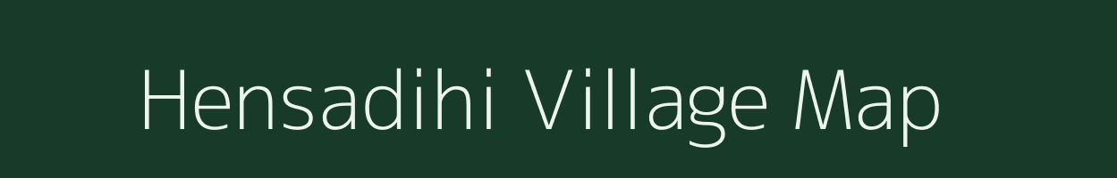 Hensadihi village map in Odisha