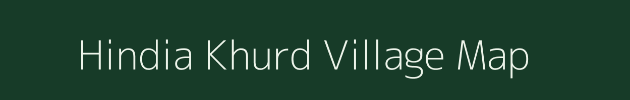 Hindia Khurd village map in Jharkhand