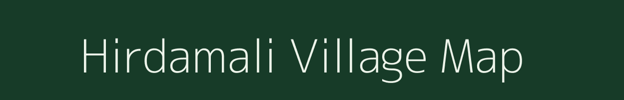 Hirdamali village map in Maharashtra
