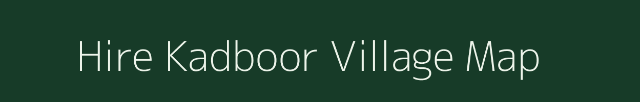 Hire Kadboor village map in Karnataka