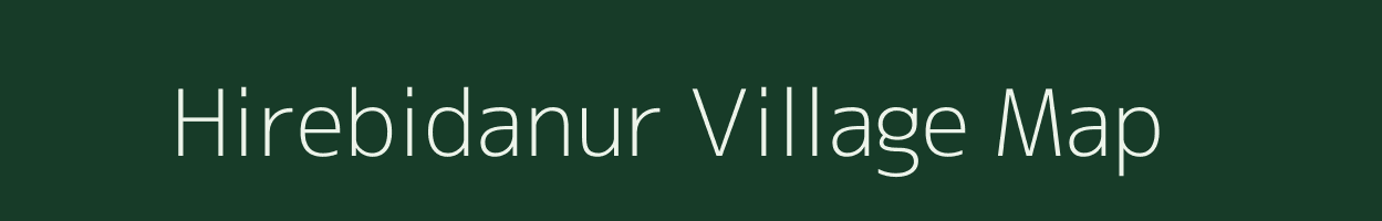 Hirebidanur village map in Karnataka