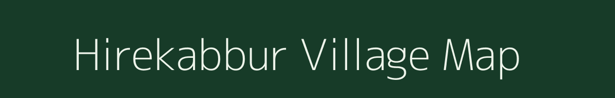 Hirekabbur village map in Karnataka