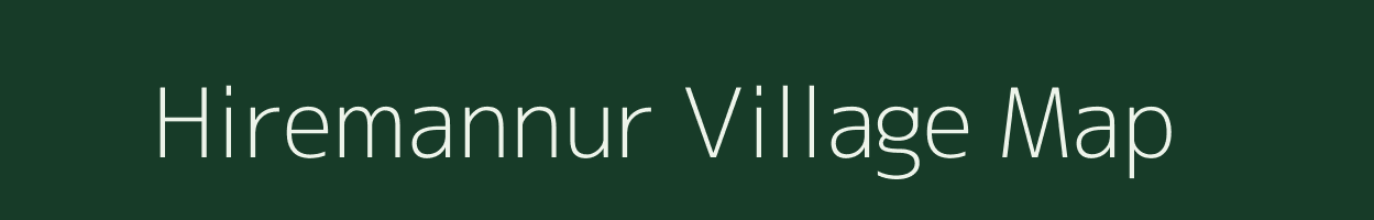 Hiremannur village map in Karnataka