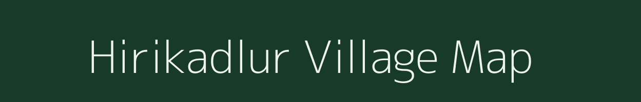 Hirikadlur village map in Karnataka