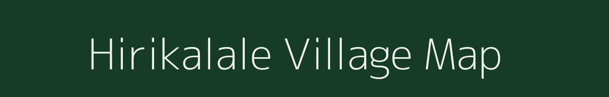 Hirikalale village map in Karnataka