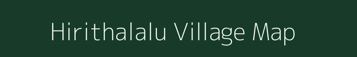 Hirithalalu village map in Karnataka