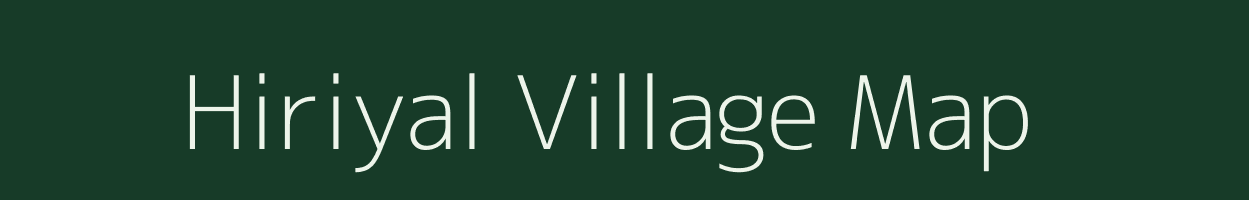 Hiriyal village map in Karnataka