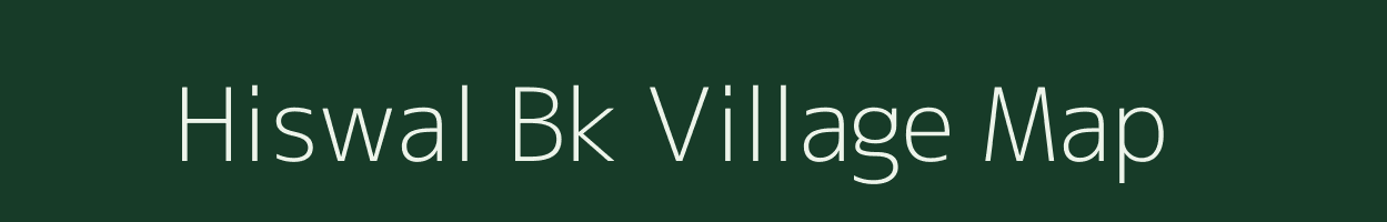 Hiswal Bk village map in Maharashtra