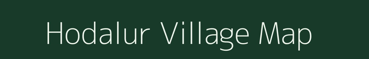 Hodalur village map in Karnataka