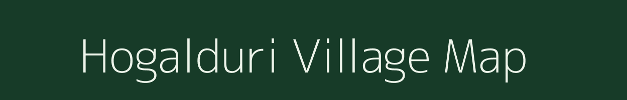 Hogalduri village map in West Bengal