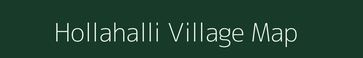 Hollahalli village map in Karnataka