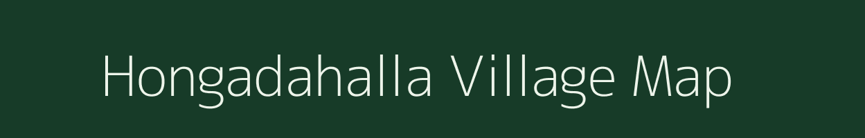 Hongadahalla village map in Karnataka