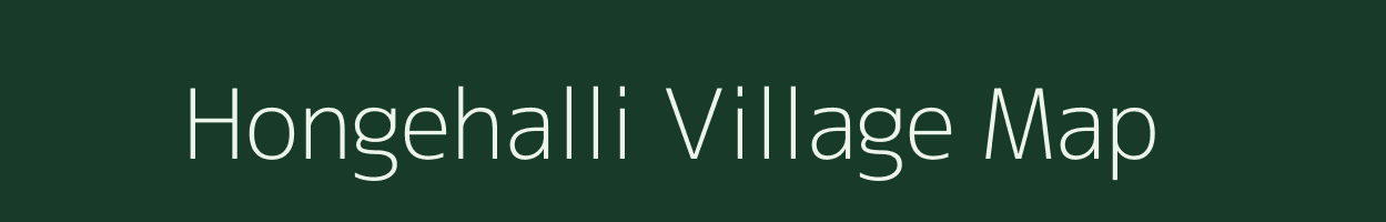 Hongehalli village map in Karnataka