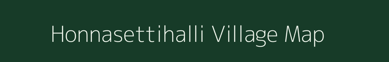 Honnasettihalli village map in Karnataka