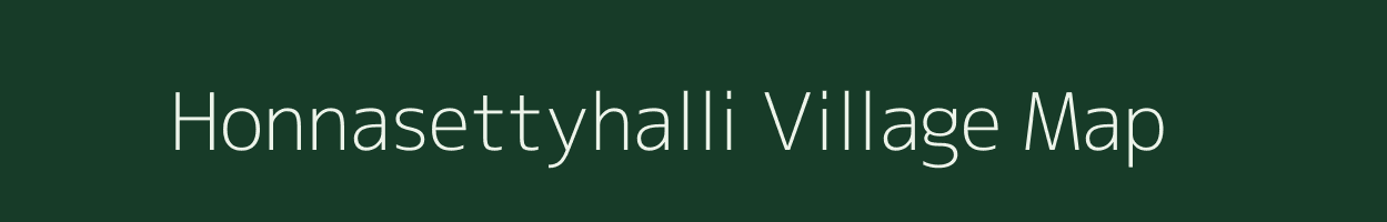 Honnasettyhalli village map in Karnataka