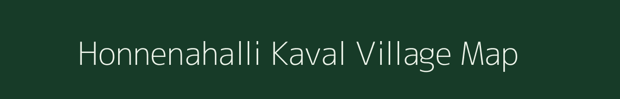 Honnenahalli Kaval village map in Karnataka