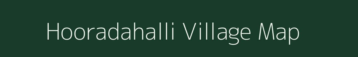 Hooradahalli village map in Karnataka