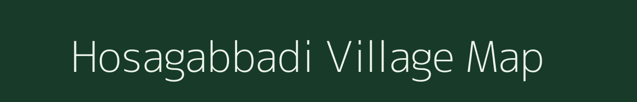 Hosagabbadi village map in Karnataka