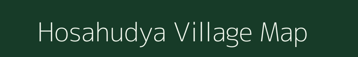 Hosahudya village map in Karnataka