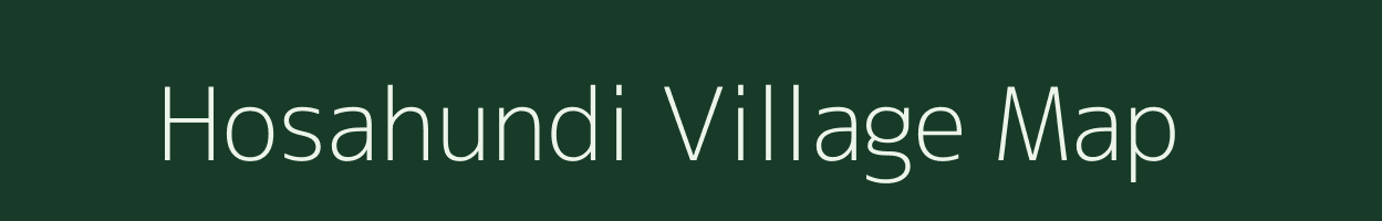 Hosahundi village map in Karnataka