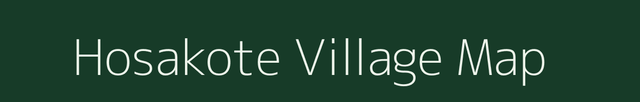 Hosakote village map in Karnataka