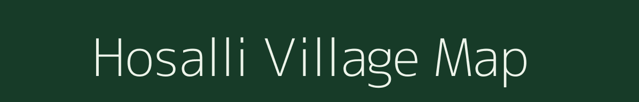 Hosalli village map in Karnataka
