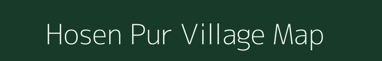 Hosen Pur village map in West Bengal