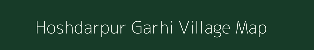 Hoshdarpur Garhi village map in Uttar Pradesh