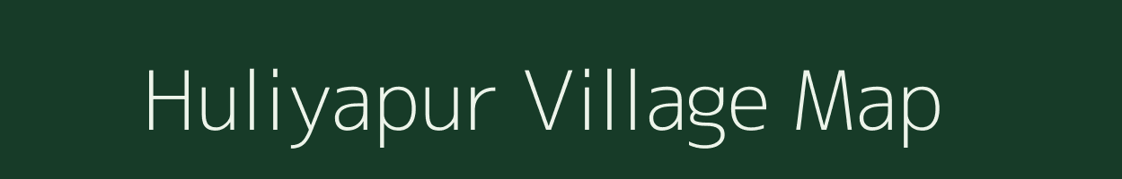 Huliyapur village map in Karnataka