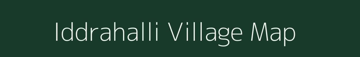 Iddrahalli village map in Karnataka